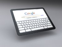 Google Chrome tablet UI concept by Glen Murphy (Creative Commons Attribution 2.5 license)