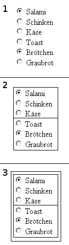 Der Frühstückskonfigurator und das Gestaltgesetz der Geschlossenheit