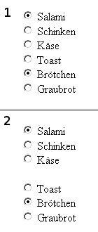 Gestaltgesetz Nähe: Beispiel 2